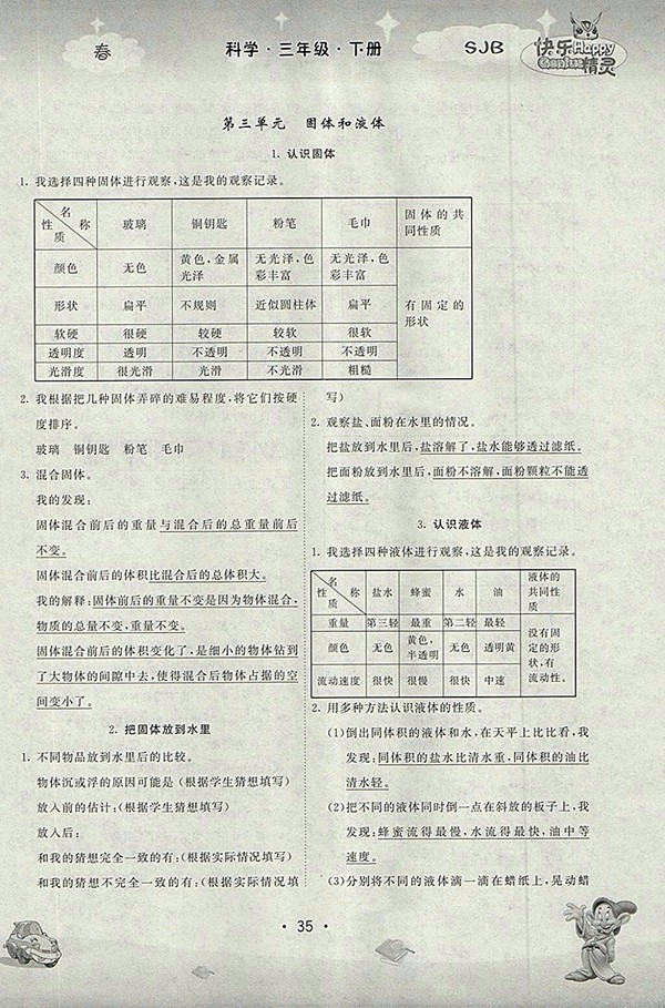 2018蘇教版名校作業(yè)本科學(xué)三年級(jí)下冊參考答案