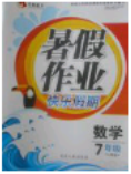 2018人教版永乾教育暑假作業(yè)快樂假期數(shù)學(xué)七年級參考答案
