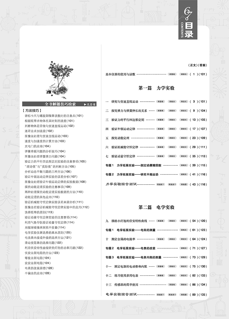 2019高考必刷題物理4實驗專題參考答案