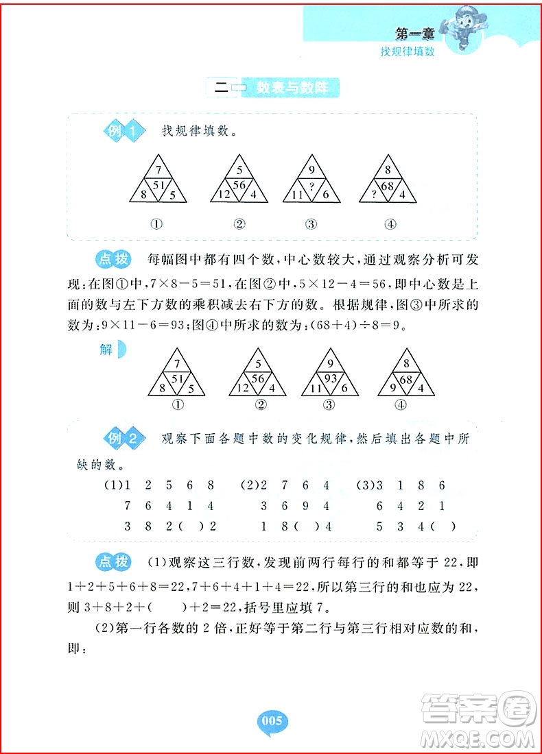 2018年小學(xué)奧數(shù)千題巧解三年級(jí)參考答案