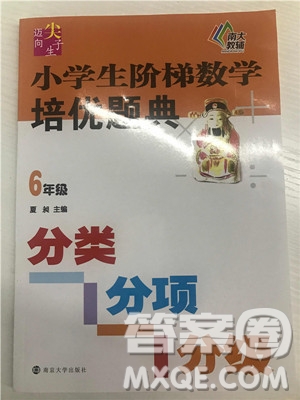 2018年南大輔教小學(xué)生階梯數(shù)學(xué)培優(yōu)題典六年級參考答案