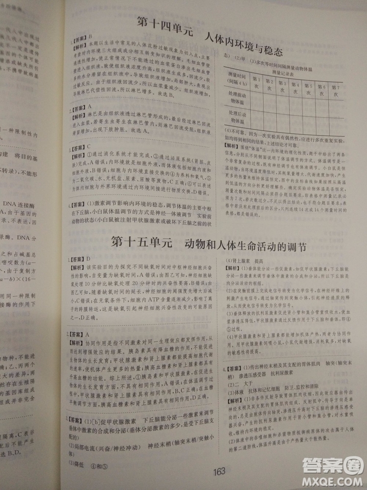 愛學習刷題狗高考生物參考答案