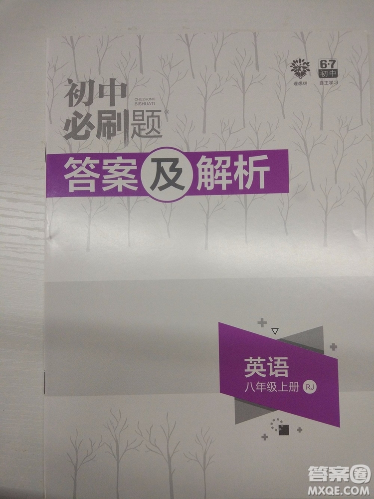  理想樹(shù)2019版初中必刷題英語(yǔ)八年級(jí)上冊(cè)RJ人教版參考答案