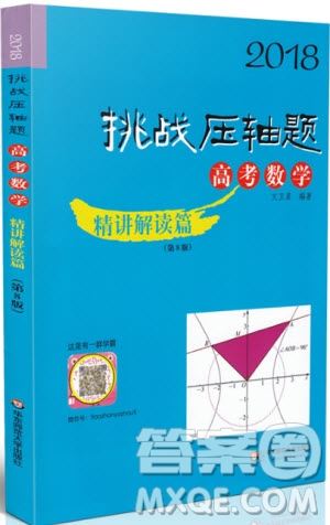 2018年精講解讀篇第8版挑戰(zhàn)壓軸題高考數(shù)學(xué)參考答案