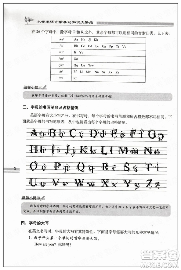 全新升級(jí)版2019小學(xué)英語(yǔ)升學(xué)奪冠知識(shí)大集結(jié)參考答案