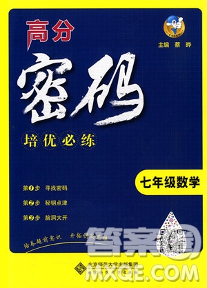 2018年高分密碼培優(yōu)必練七年級數(shù)學參考答案