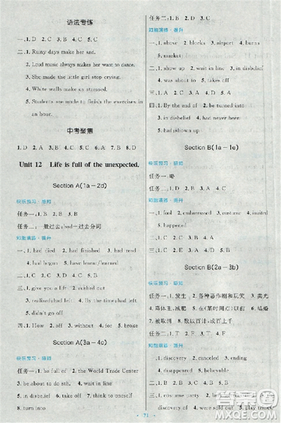 9787107316876初中同步測控優(yōu)化設(shè)計九年級上英語人教版答案