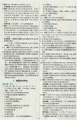 2018新版初中同步測(cè)控優(yōu)化設(shè)計(jì)九年級(jí)語(yǔ)文全一冊(cè)人教版答案