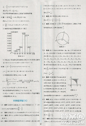 2018版同步導學案課時練數(shù)學必修3人教A版參考答案