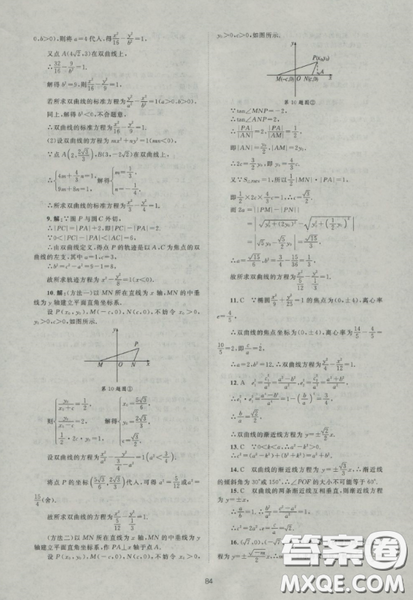 2018新課標單元測試卷人教版高中數(shù)學選修2-1參考答案