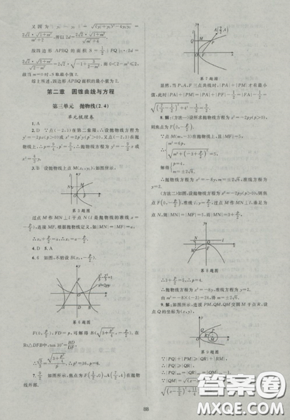 2018新課標單元測試卷人教版高中數(shù)學選修2-1參考答案