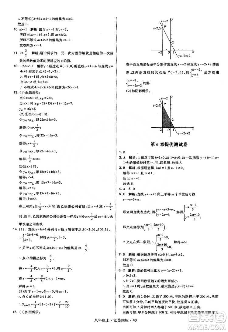 2018秋學(xué)霸題中題數(shù)學(xué)八年級上冊蘇科版江蘇國標(biāo)參考答案