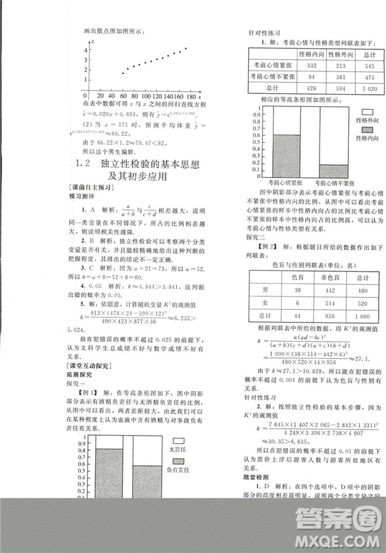 2018人教版資源與評價七年級數(shù)學(xué)上冊參考答案
