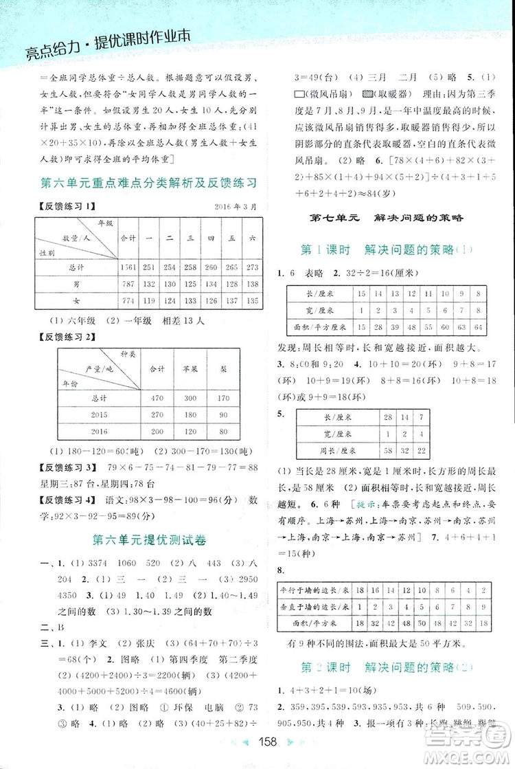 亮點(diǎn)給力提優(yōu)課時(shí)作業(yè)本五年級(jí)數(shù)學(xué)上冊(cè)2018年蘇教版答案