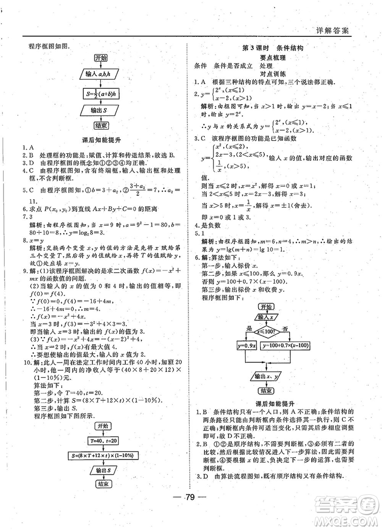 2018年45分鐘課時作業(yè)與單元測試人教A版高中數(shù)學(xué)必修3參考答案