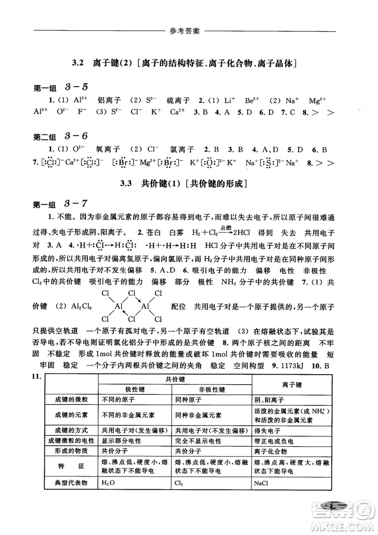 2018年高中五星級同步題組訓(xùn)練與測評高一年級第一學(xué)期化學(xué)參考答案