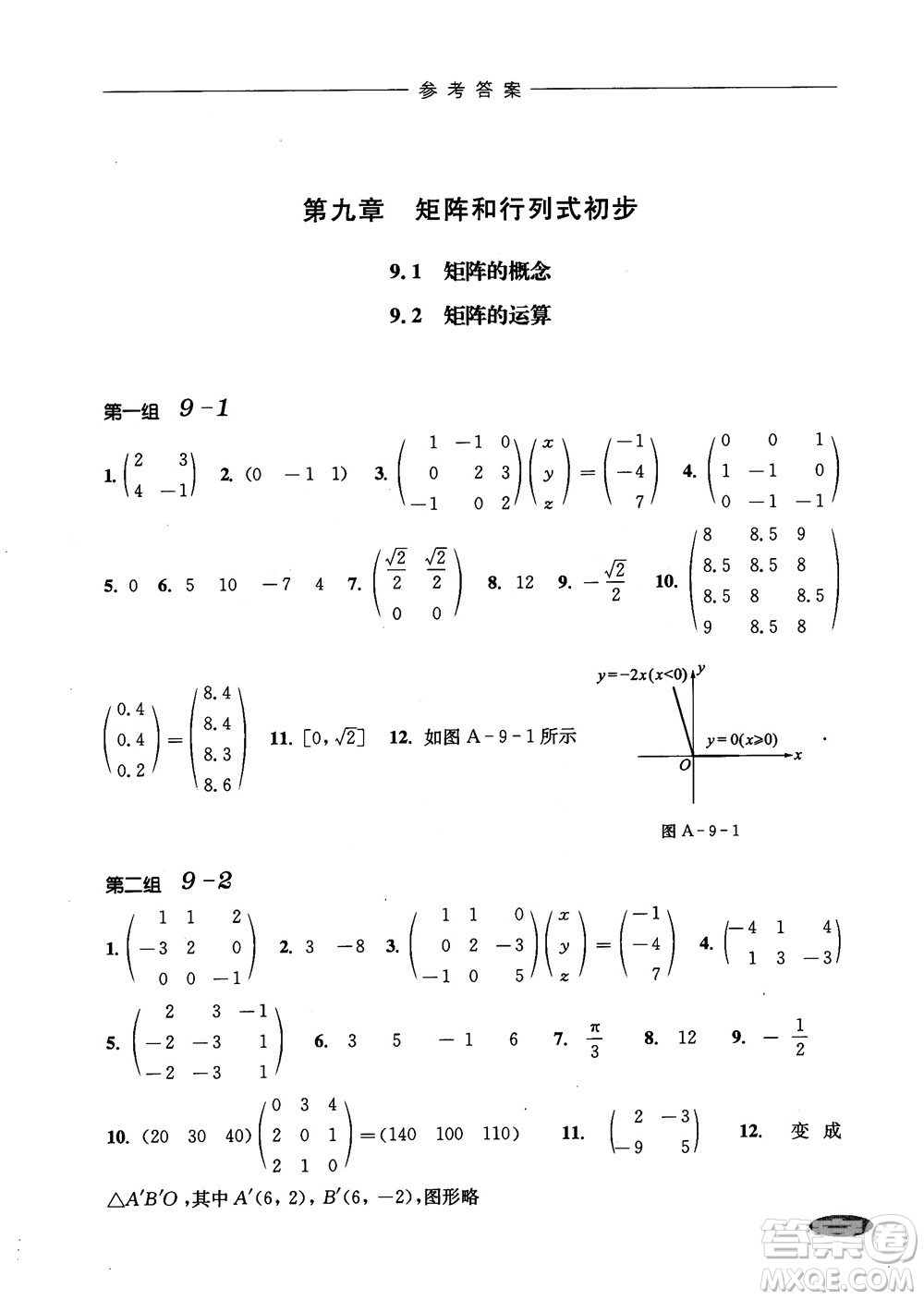 2018年高中五星級同步題組訓(xùn)練與測評數(shù)學高二年級第一學期參考答案