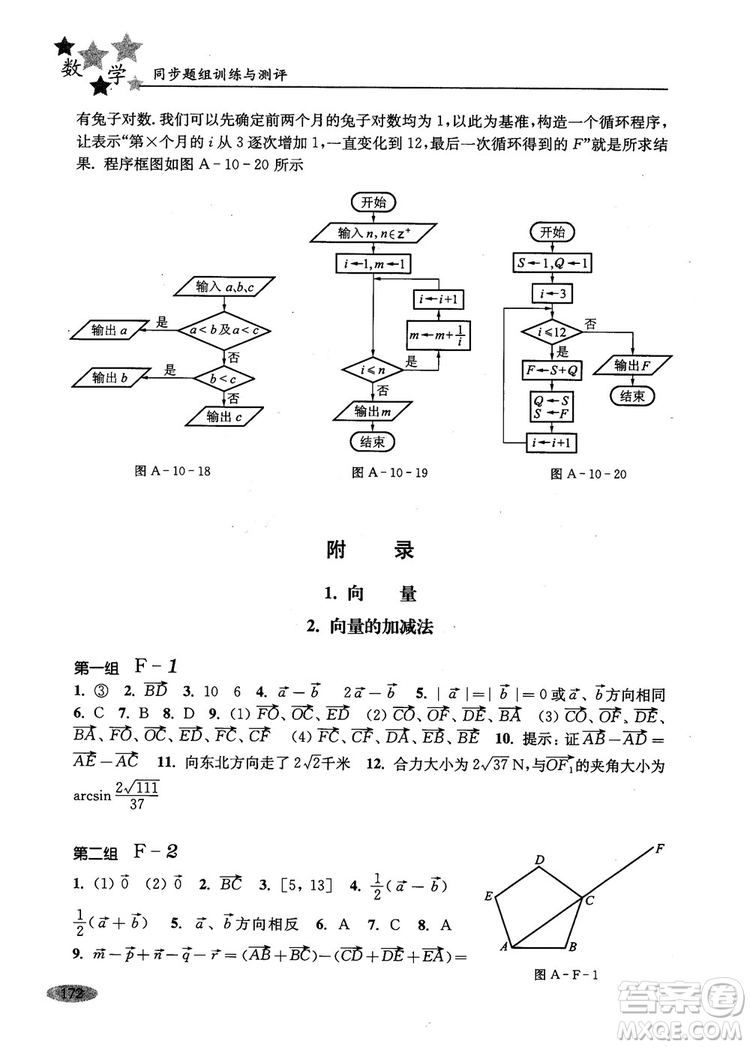 2018年高中五星級同步題組訓(xùn)練與測評數(shù)學高二年級第一學期參考答案