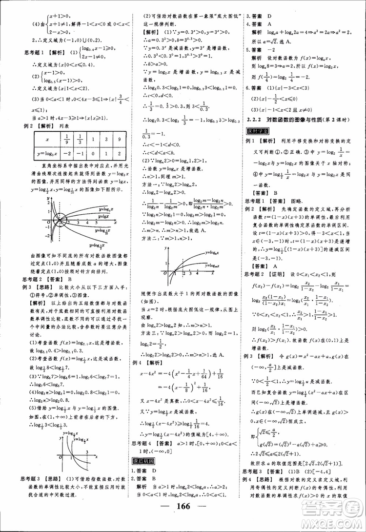 高考調研2018衡水重點中學同步精講精練新課標A版數(shù)學必修1參考答案