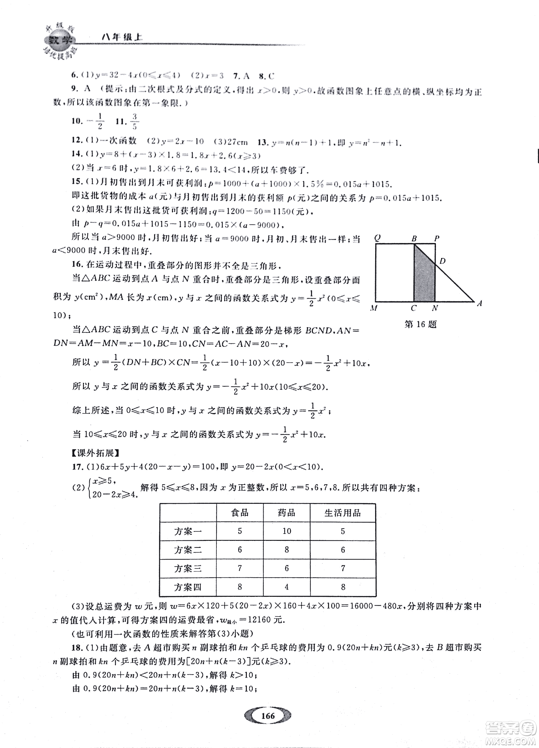 2018年浙大優(yōu)學(xué)培優(yōu)提高班升級(jí)版八年級(jí)上數(shù)學(xué)參考答案