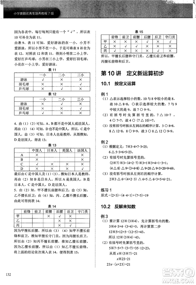 2018版學(xué)而思培優(yōu)小學(xué)奧數(shù)優(yōu)秀生培養(yǎng)教程7級參考答案