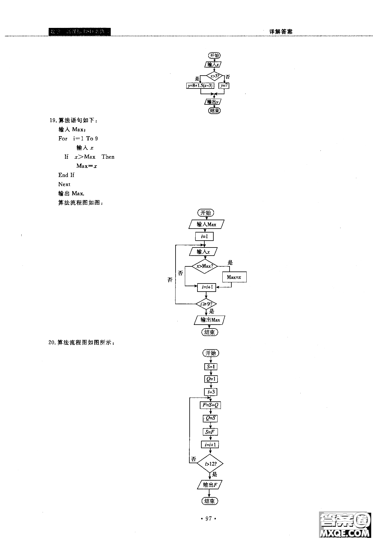 2018版試吧大考卷北師大版數(shù)學(xué)必修三45分鐘課時作業(yè)測試卷參考答案