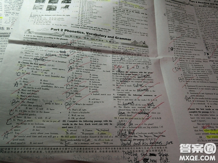 英語(yǔ)輔導(dǎo)報(bào)2018上海七年級(jí)版第7期答案