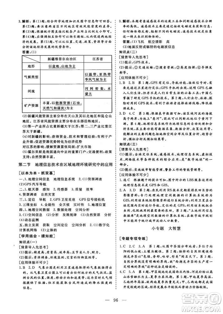 9787807602637人教版三維設(shè)計(jì)2018地理必修3答案