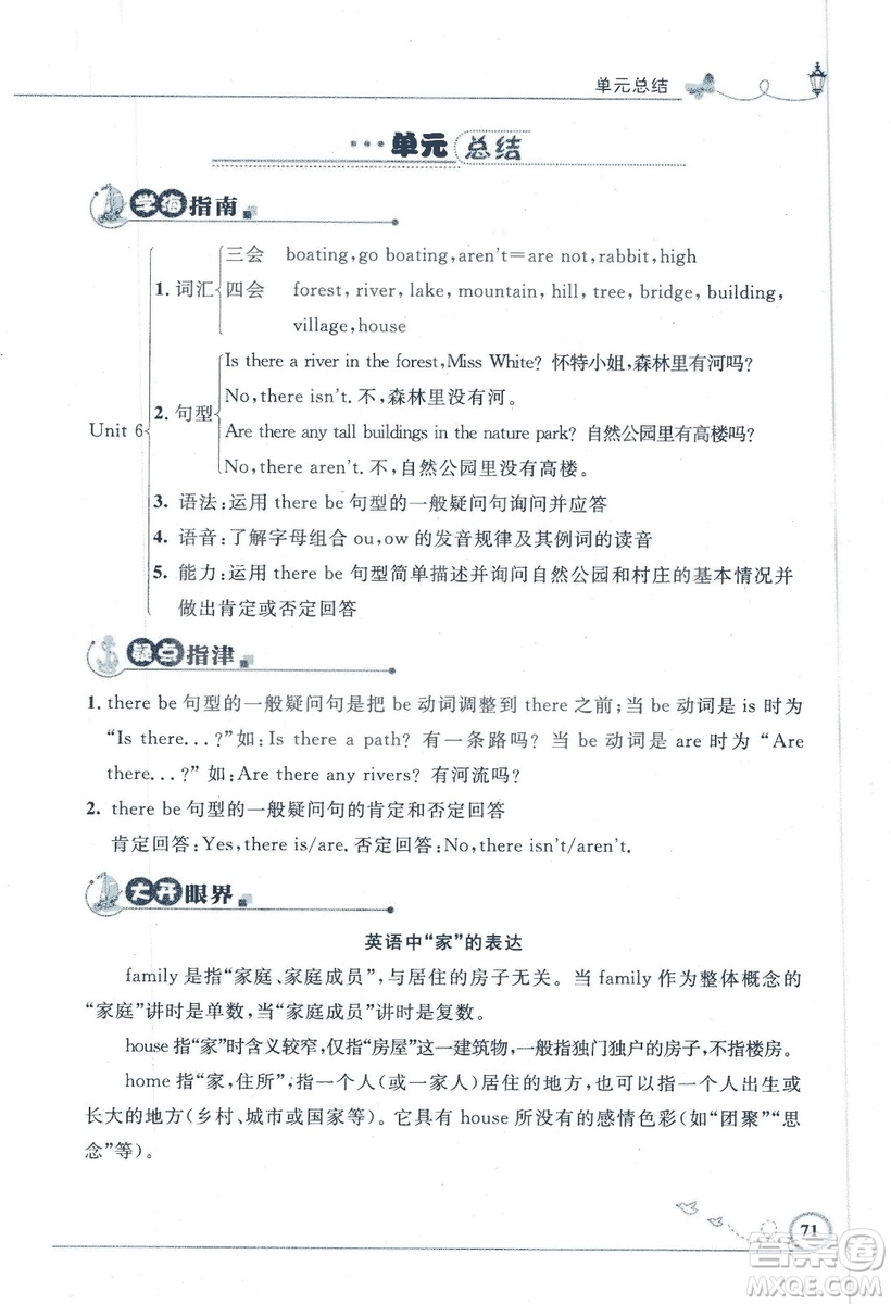 9787107318009小學(xué)生同步測控優(yōu)化設(shè)計五年級英語上冊2018人教版增強(qiáng)版答案