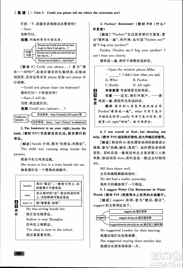 人教版2018九年級(jí)英語(yǔ)全一冊(cè)初中同步學(xué)考優(yōu)化設(shè)計(jì)參考答案