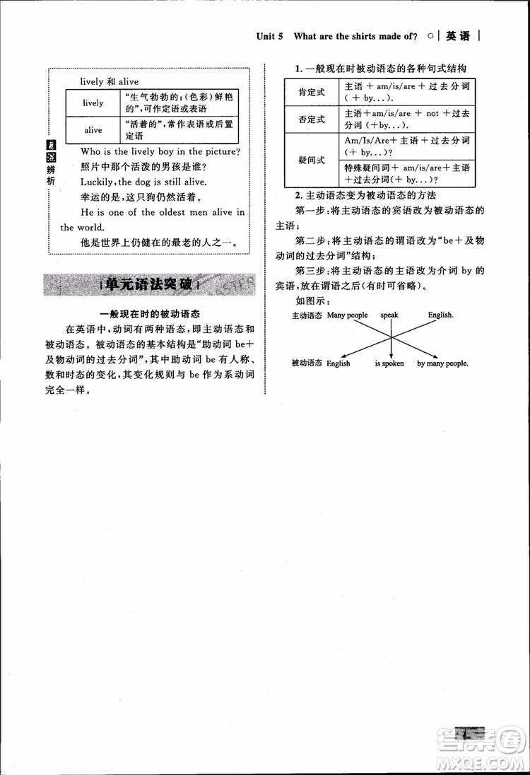 人教版2018九年級(jí)英語(yǔ)全一冊(cè)初中同步學(xué)考優(yōu)化設(shè)計(jì)參考答案