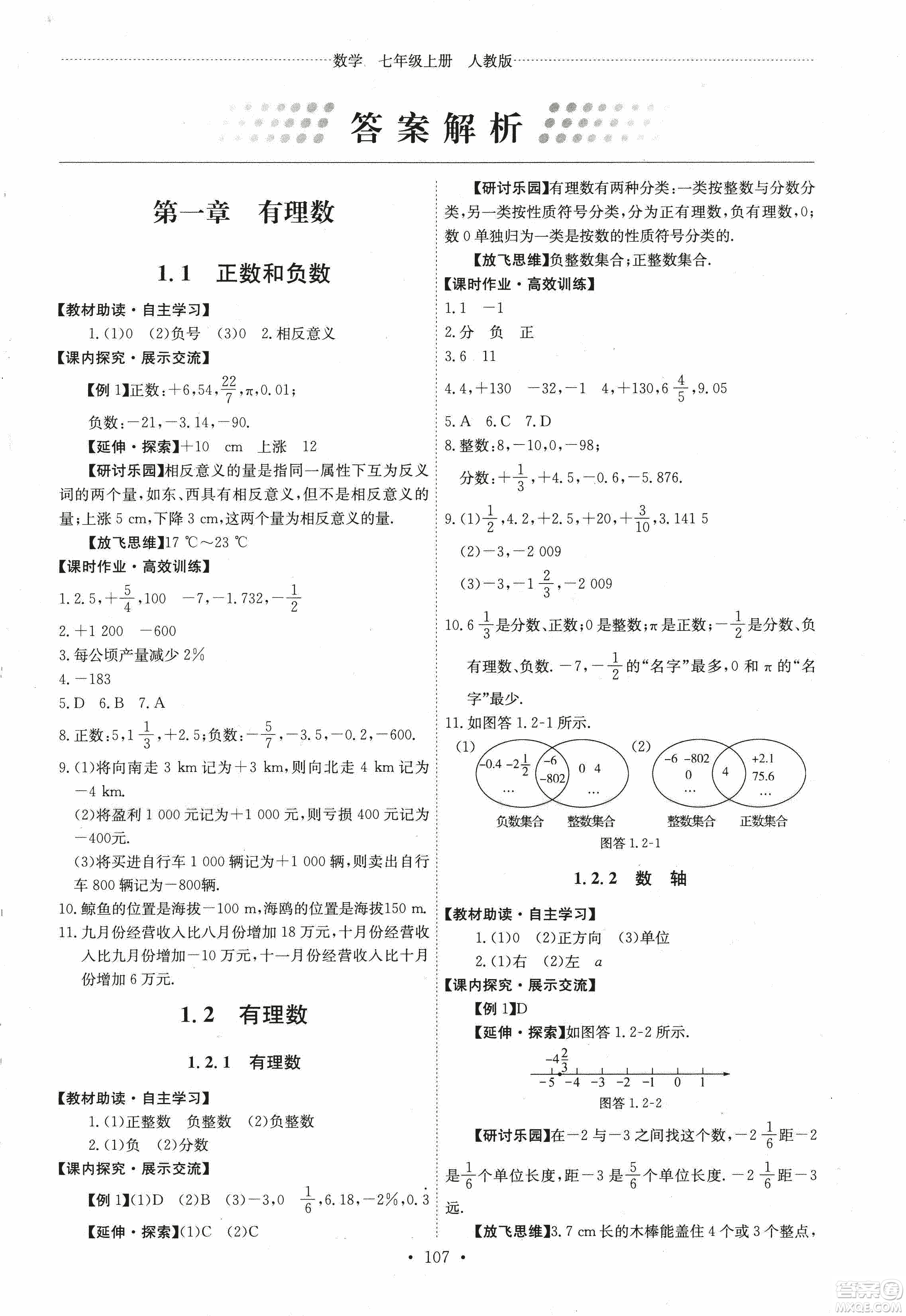 9787107247866人教版能力培養(yǎng)與測(cè)試數(shù)學(xué)七年級(jí)上冊(cè)答案