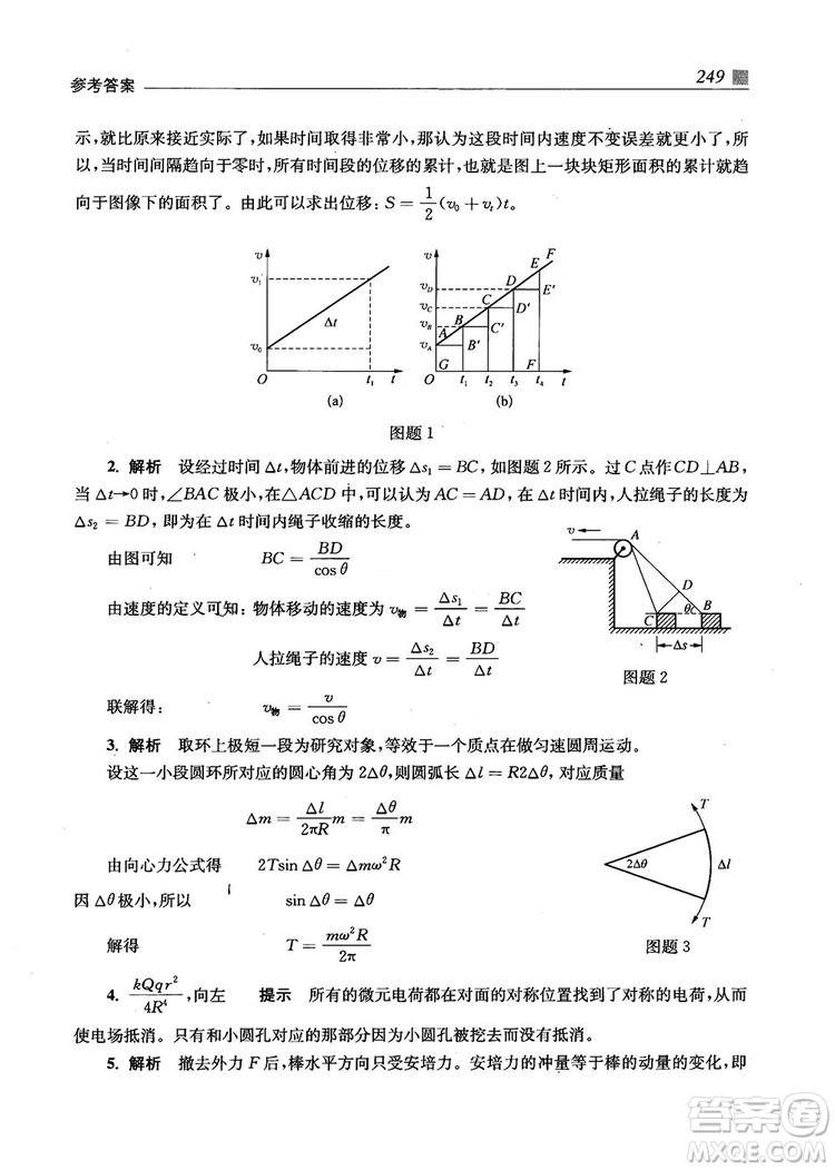 2018上海交通大學出版社高校自主招生考試直通車物理思維方法答案