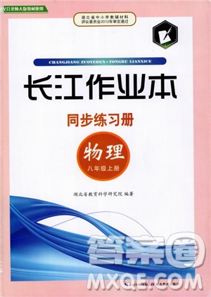 2018年長(zhǎng)江作業(yè)本同步練習(xí)冊(cè)初中八年級(jí)上冊(cè)物理人教版參考答案