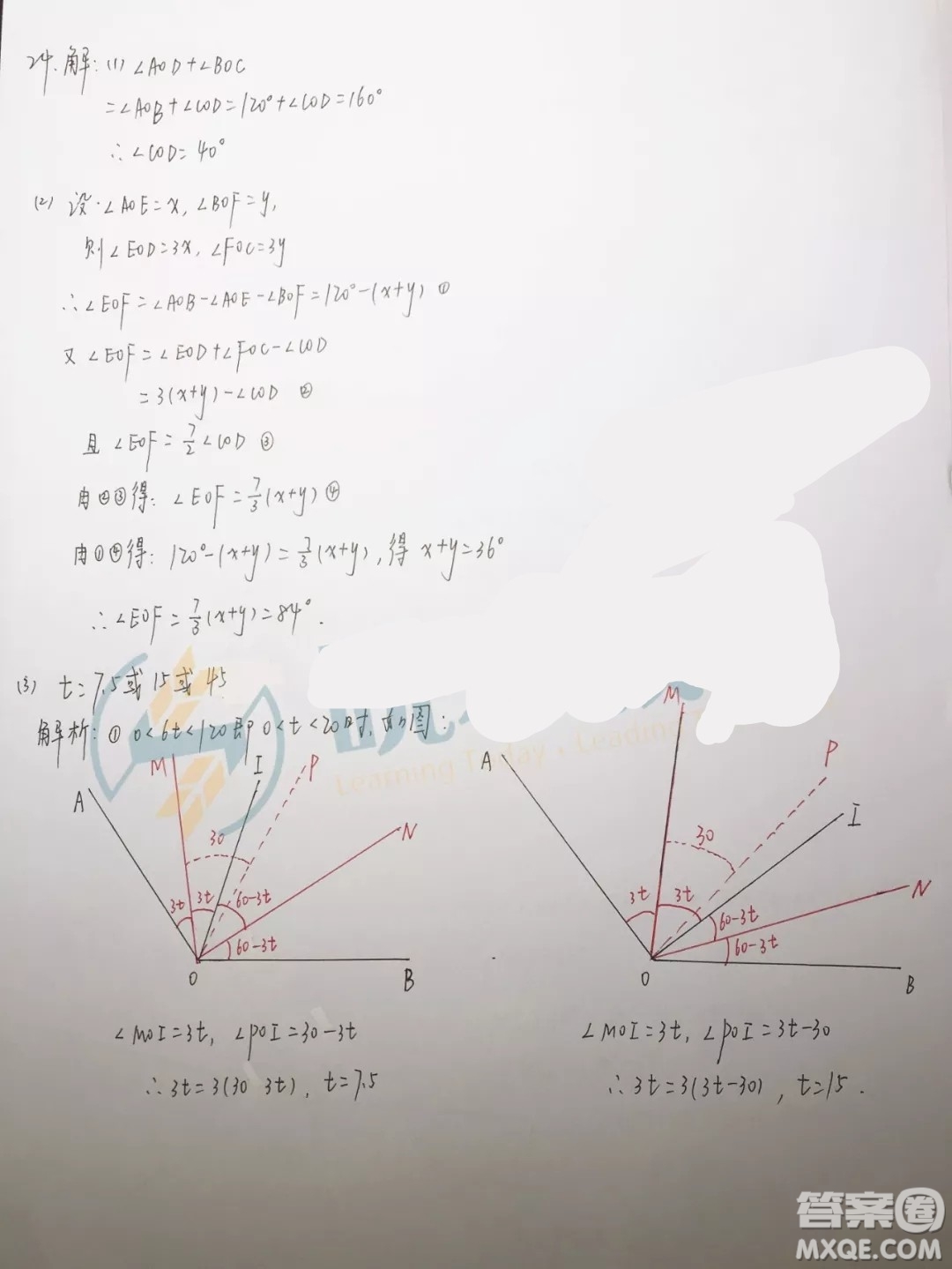 武漢武昌區(qū)2018-2019學(xué)年度七年級上學(xué)期數(shù)學(xué)期末試卷答案