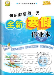 2019年優(yōu)秀生快樂假期每一天全新寒假作業(yè)本六年級語文蘇教版答案