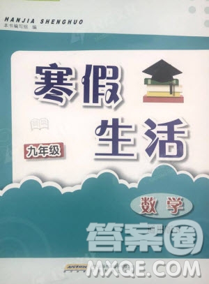 2019安徽教育出版社寒假生活九年級數(shù)學通用版S答案