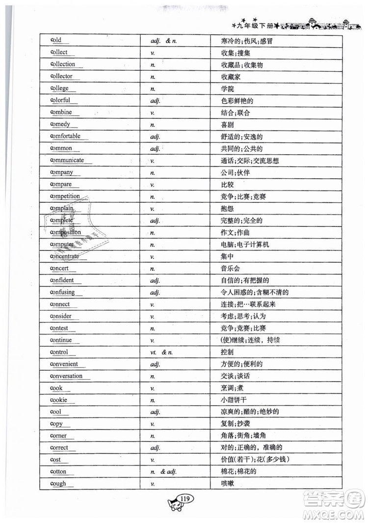全新版2019新動(dòng)力英語(yǔ)螺旋學(xué)習(xí)法人教版九年級(jí)下冊(cè)參考答案