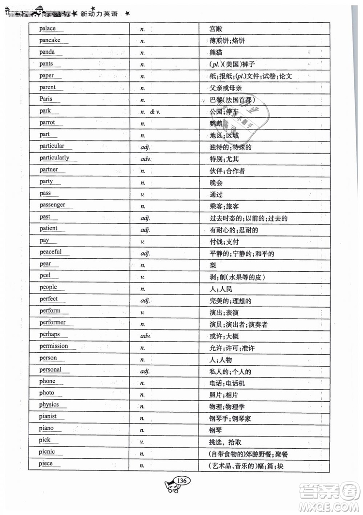 全新版2019新動(dòng)力英語(yǔ)螺旋學(xué)習(xí)法人教版九年級(jí)下冊(cè)參考答案