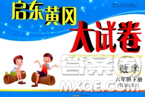 2019啟東黃岡大試卷六年級(jí)數(shù)學(xué)下冊(cè)江蘇版適用參考答案