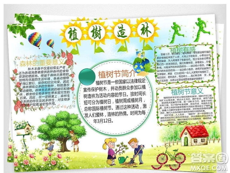 2019植樹(shù)節(jié)的手抄報(bào)圖片 植樹(shù)節(jié)手抄報(bào)簡(jiǎn)單圖片整理