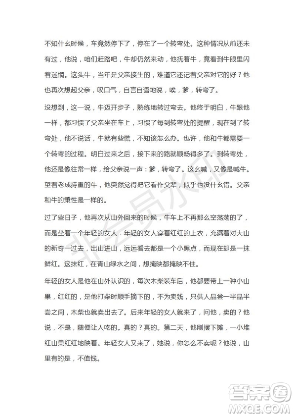河北省衡水市第十三中學(xué)2019屆高三質(zhì)檢四語(yǔ)文試題及答案解析