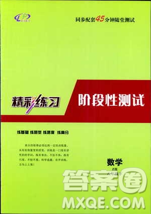 2019年精彩練習(xí)階段性測(cè)試數(shù)學(xué)Z版八年級(jí)下參考答案