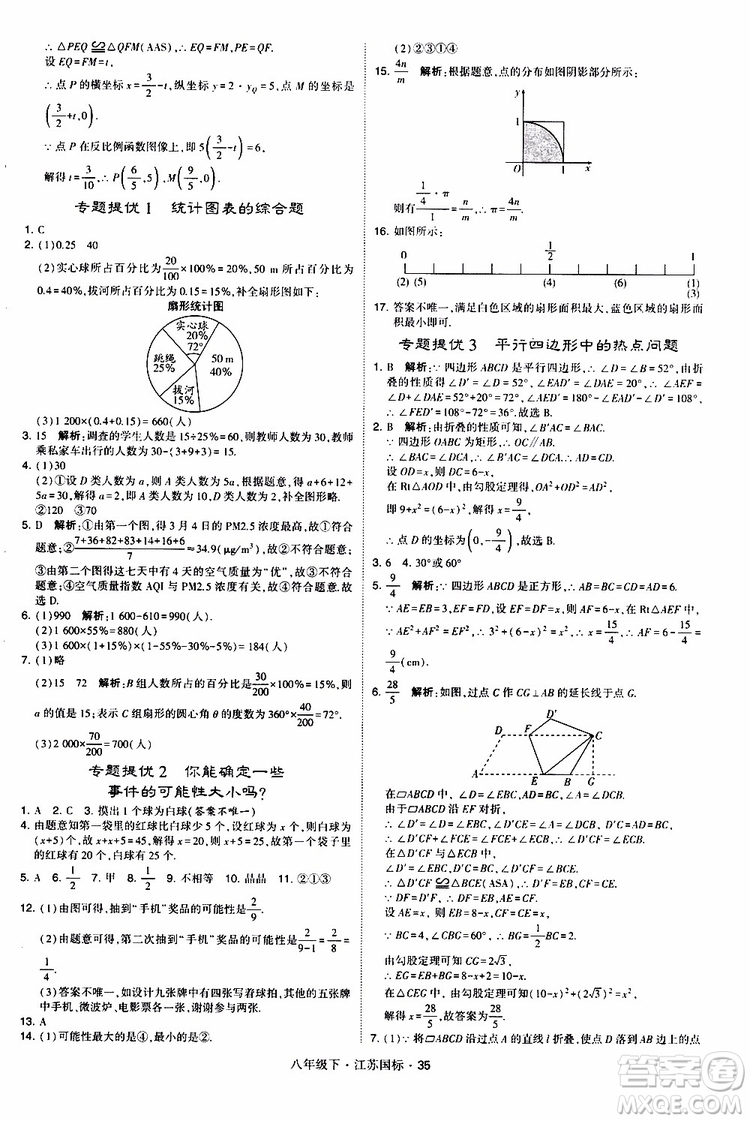 2019經(jīng)綸學(xué)典學(xué)霸題中題八年級(jí)下數(shù)學(xué)江蘇國(guó)標(biāo)版參考答案