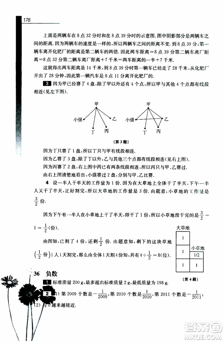 2019年優(yōu)等生數(shù)學(xué)六年級(jí)第三版參考答案