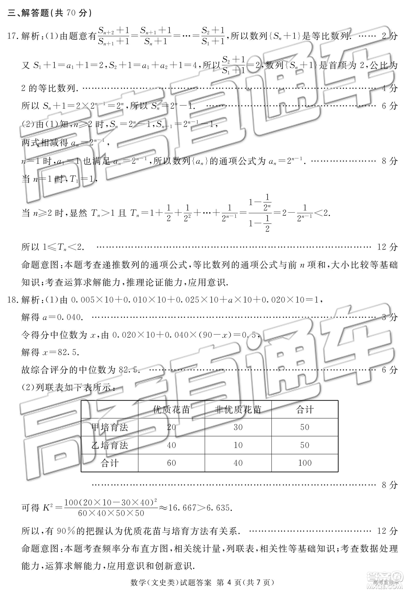 2019年廣安、眉山、遂寧、內(nèi)江、資陽、樂山六市二診文理數(shù)試題及參考答案