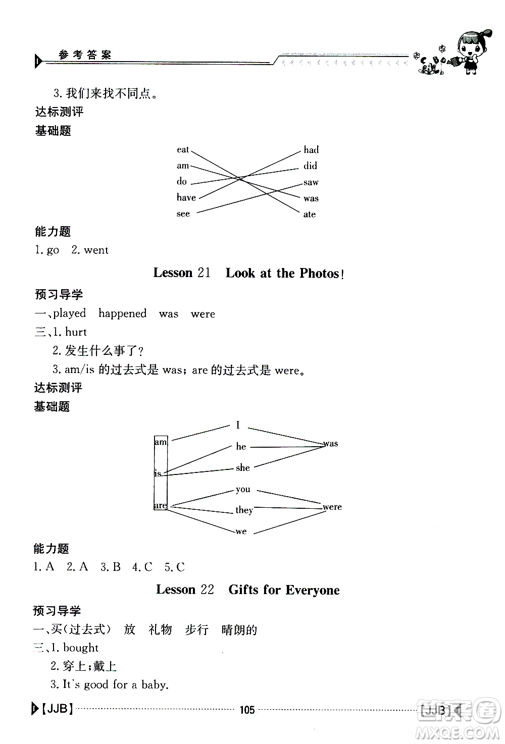 金太陽教育2019新版金太陽導(dǎo)學(xué)案五年級英語下冊人教版參考答案