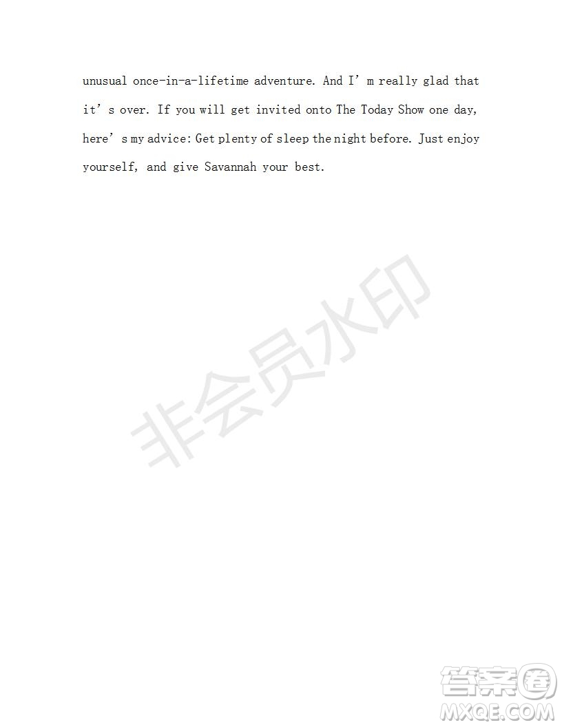 學(xué)生雙語(yǔ)報(bào)2018-2019學(xué)年RX版浙江專版高一下Book3第8期測(cè)試題參考答案