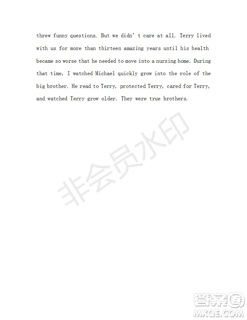 學(xué)生雙語(yǔ)報(bào)2018-2019學(xué)年RX版浙江專版高一下Book4第1期測(cè)試題參考答案