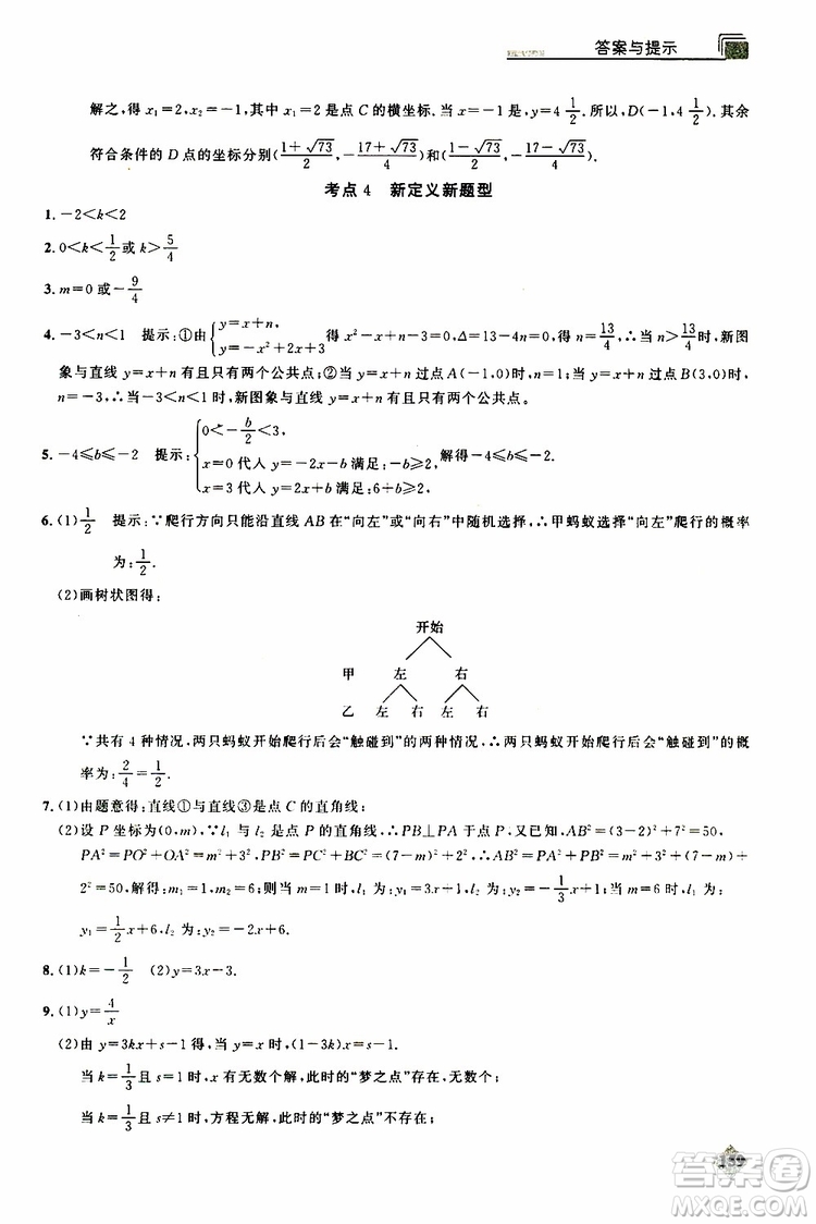 2019年丟分題中考數(shù)學(xué)9787535199843參考答案